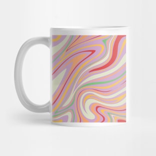 Groovy Swirling Liquid Pattern - Lilac Sherbet Mug